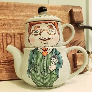 Fathers Day Gift Tea for One Novelty Teapot Set Tea For Father